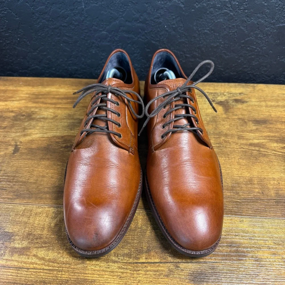Cole Haan Grand 360 C29029 British Tan Leather Derby Mens 10 M